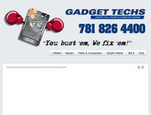 Tablet Screenshot of bustedgadgets.com
